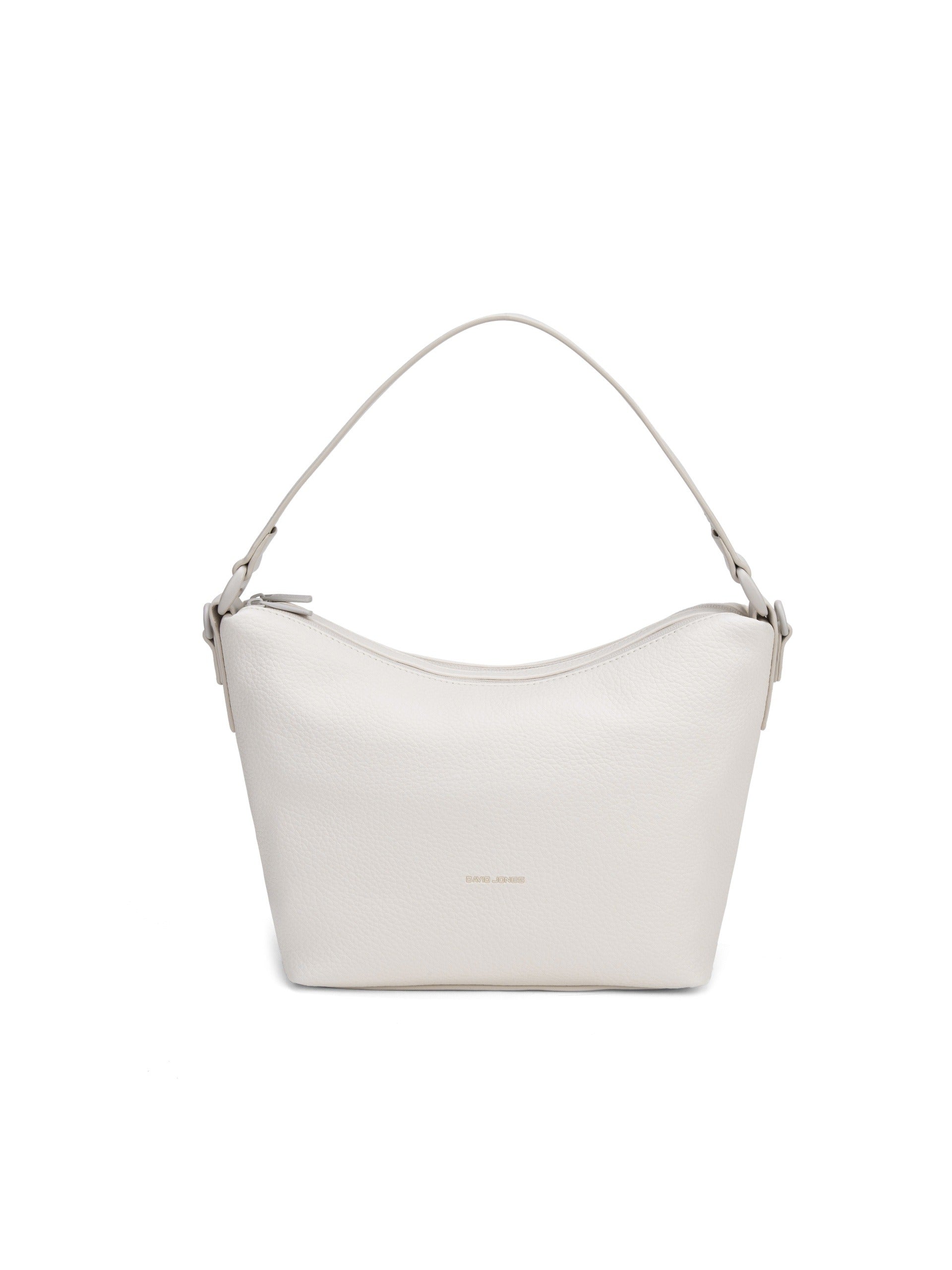 Borsa a Spalla in Pvc Bianco