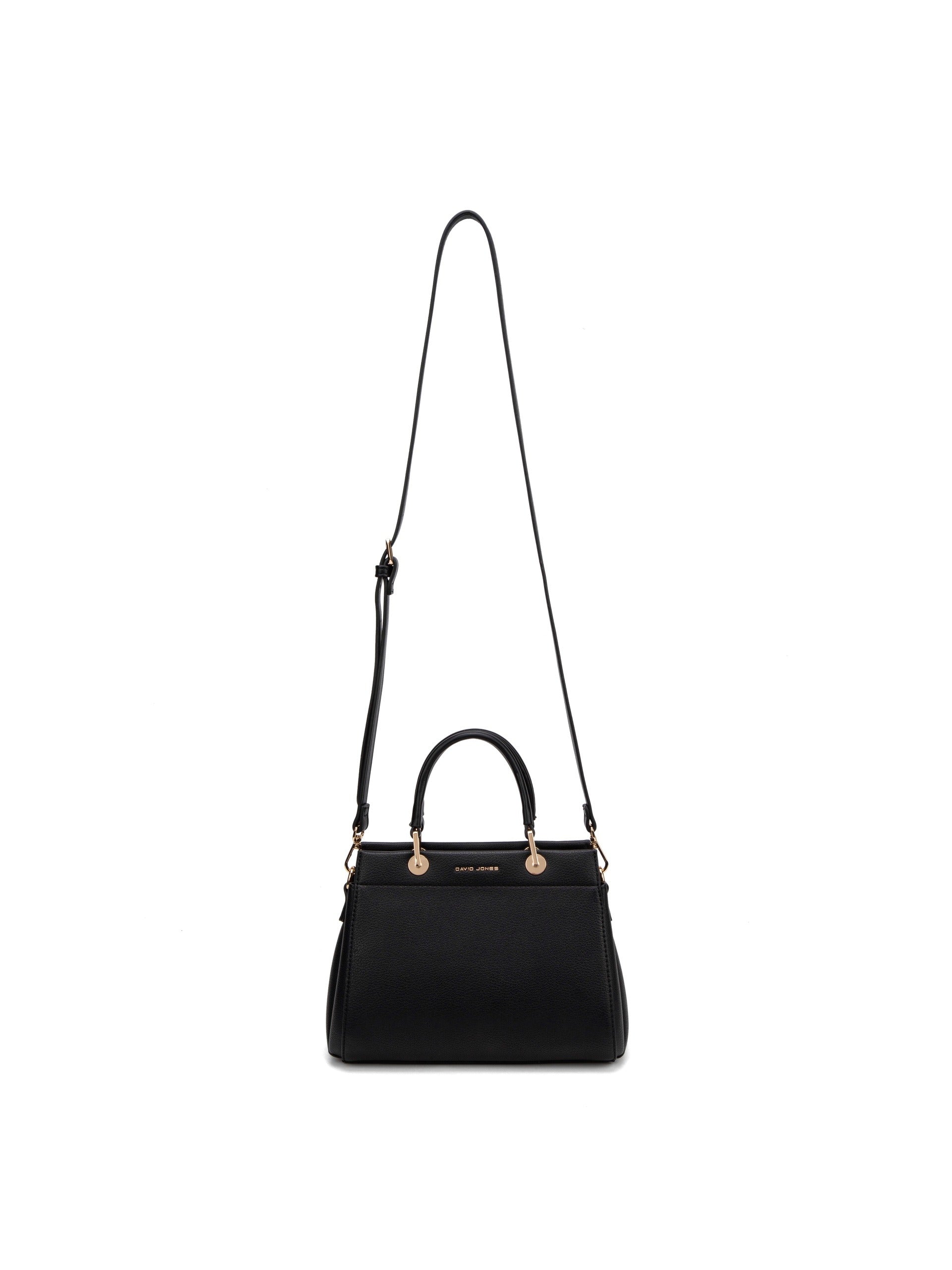 Borsa a Mano in Pelle Vegana Nero