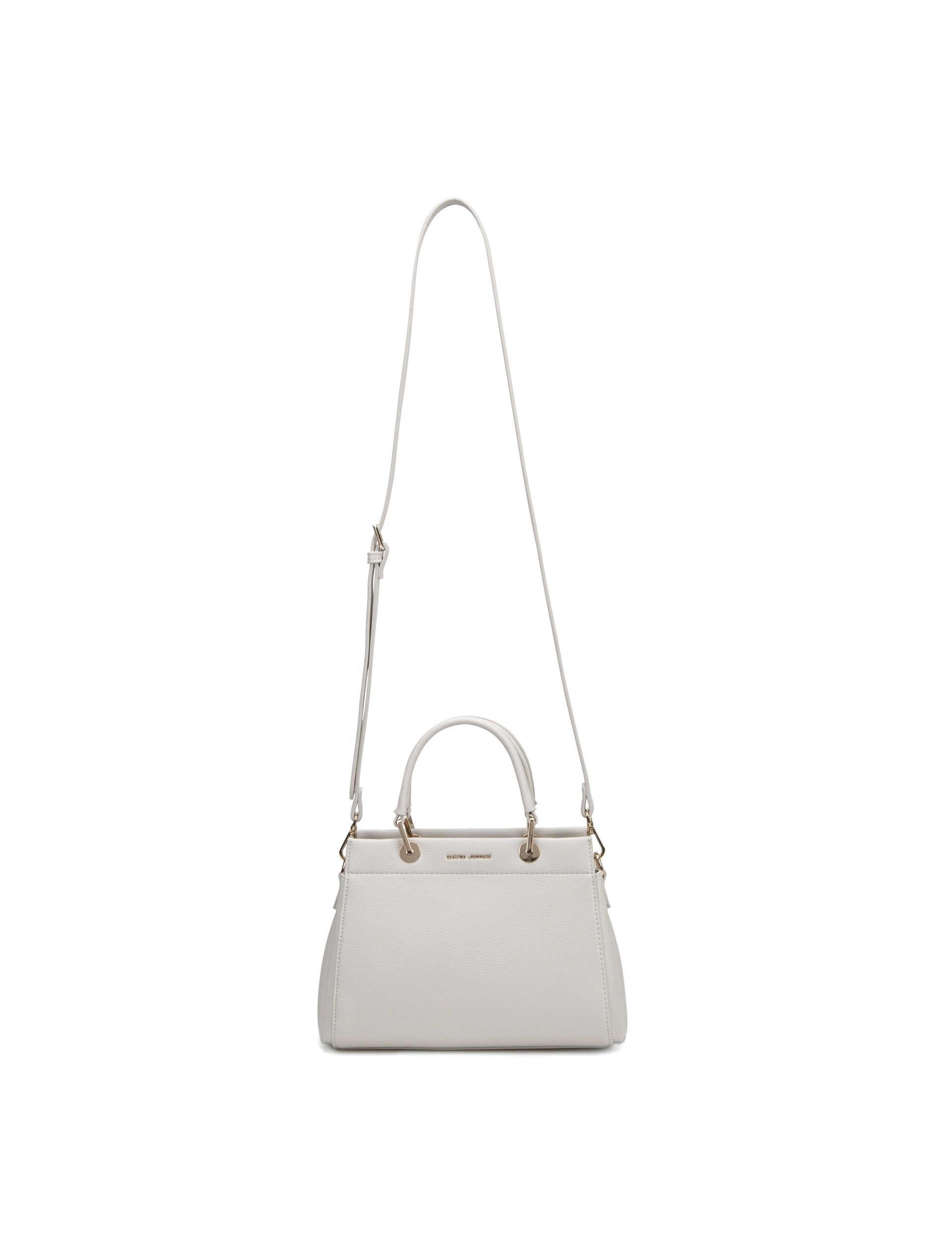 Borsa a Mano in Pelle Vegana Beige