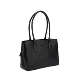 Borsa a Spalla in Pelle Vegana Nero