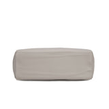 Borsa a Spalla in Pelle Vegana Beige Scuro