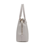 Borsa a Mano in Pelle Vegana Beige