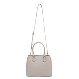Borsa a Mano in Pelle Vegana Beige Scuro