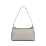 Borsa a Spalla in Pelle Vegana Beige Scuro