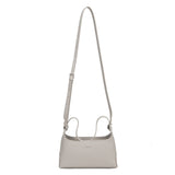 Borsa a Spalla in Pelle Vegana Beige Scuro