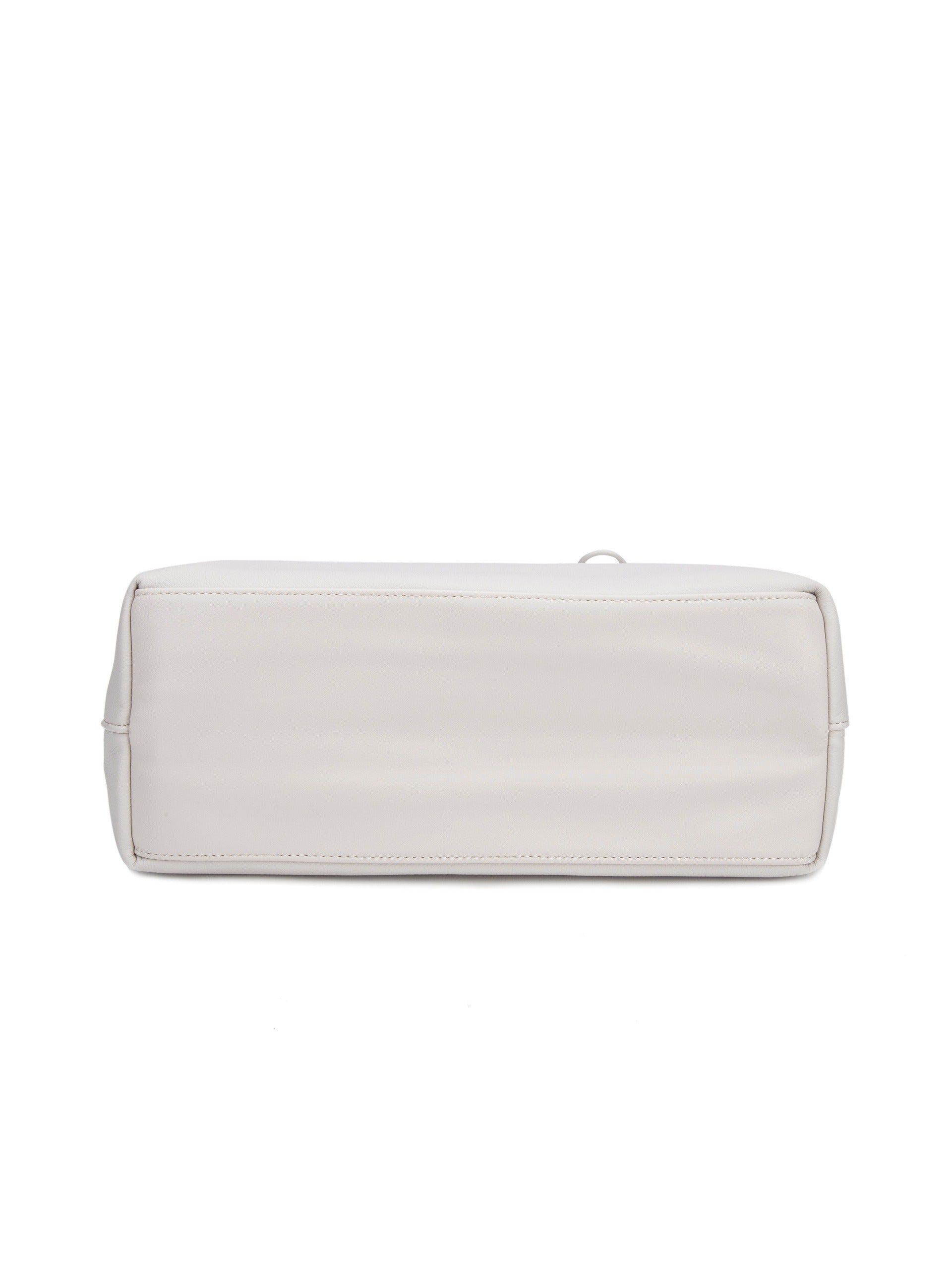 Borsa a Spalla in Pelle Vegana Panna