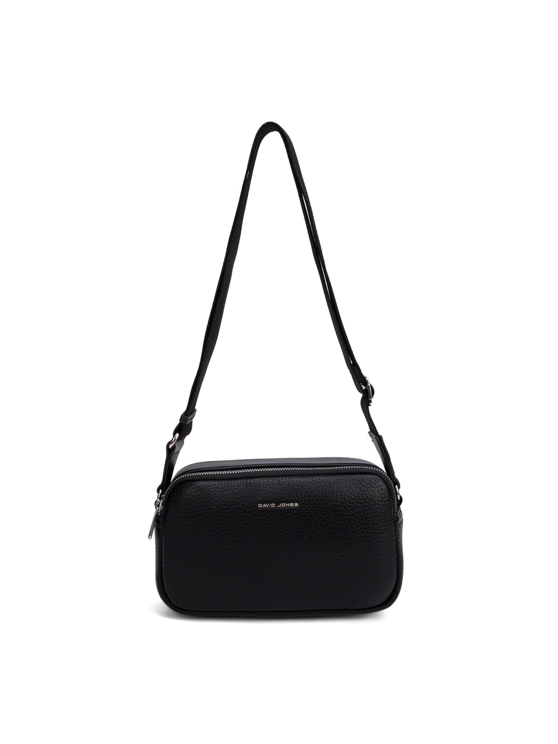 Borsa a Tracolla in Pelle Vegana Nero