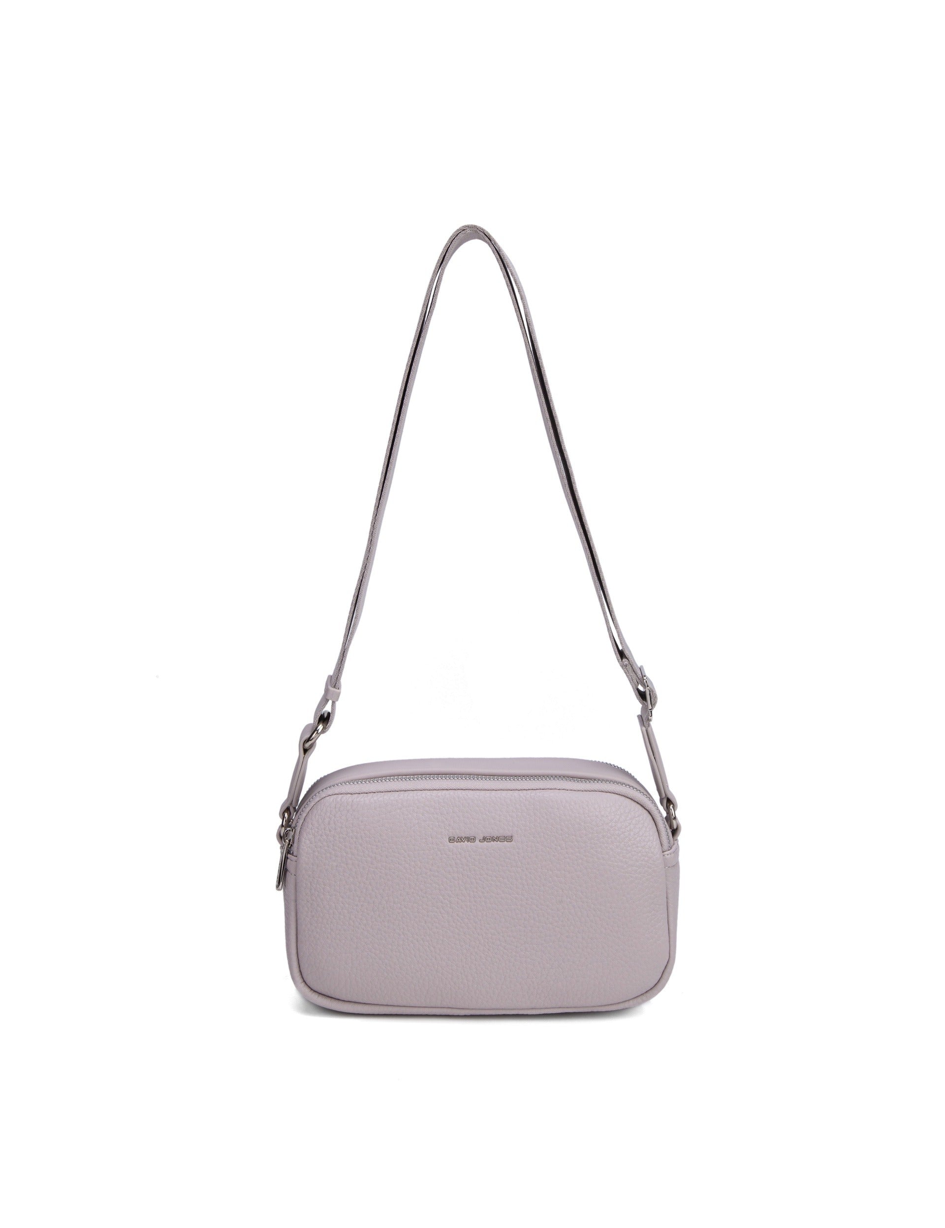 Borsa a Tracolla in Pelle Vegana Lilla