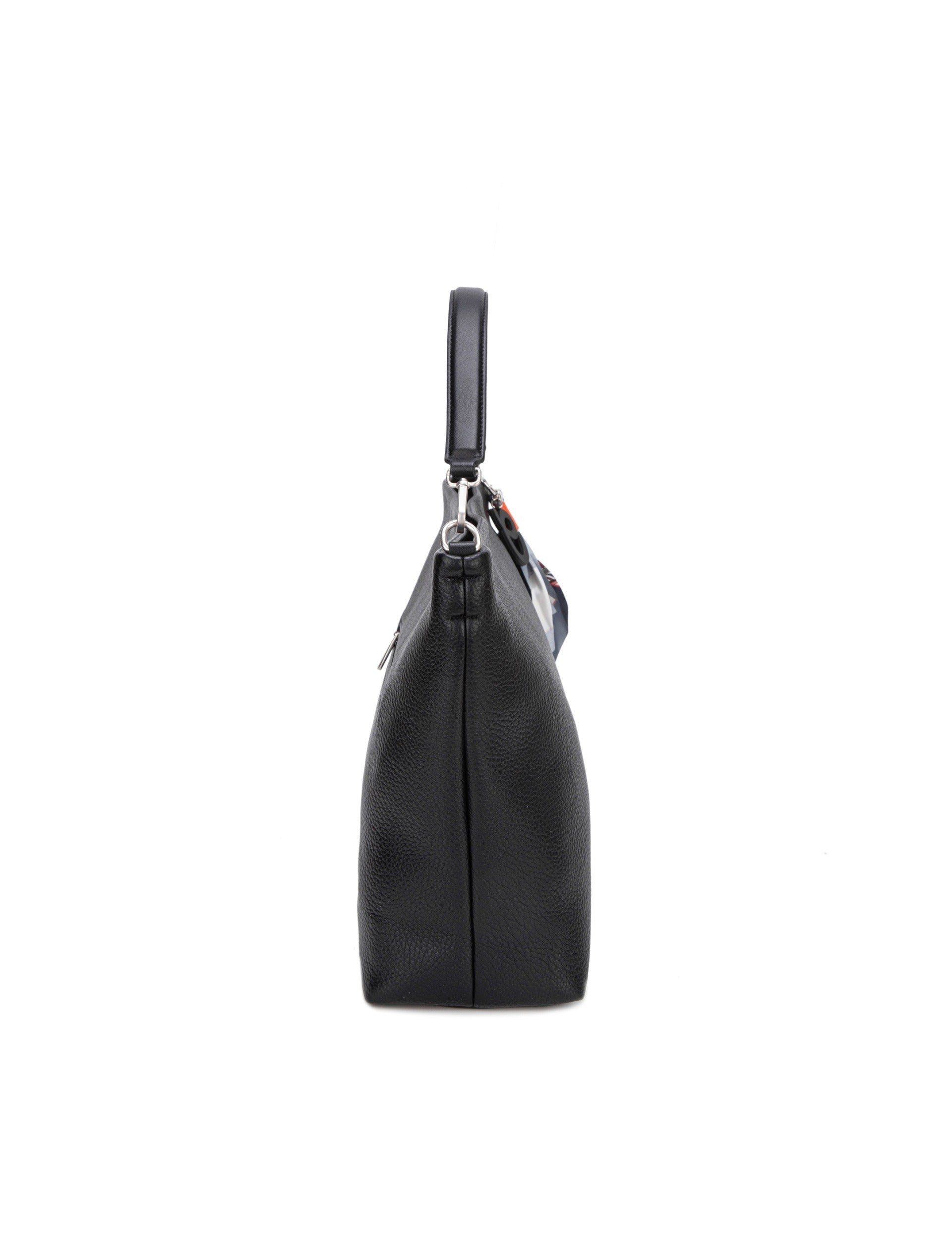 Borsa a Spalla in Pelle Vegana Nero