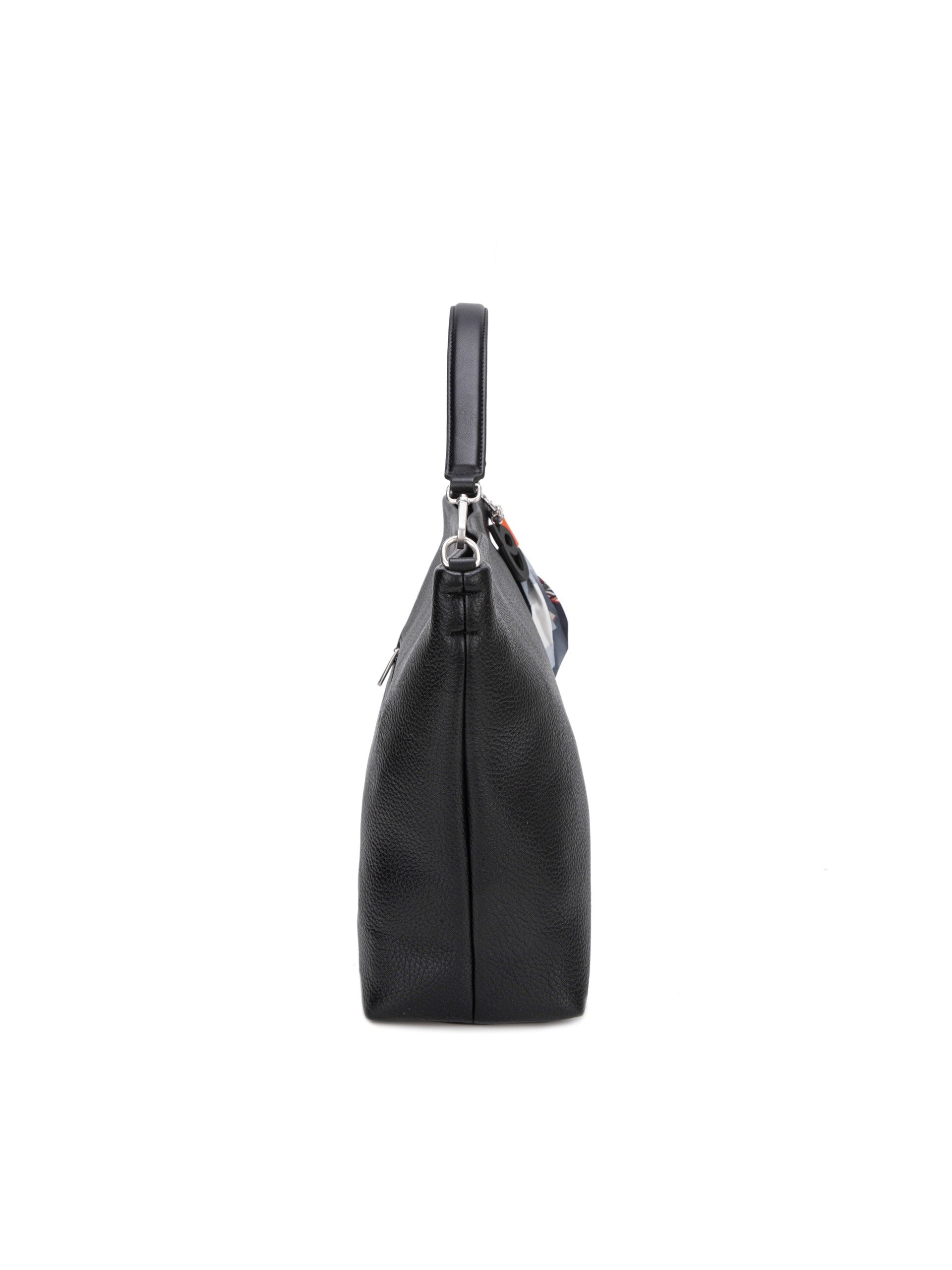 Borsa a Spalla in Pelle Vegana Nero