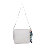 Borsa a Spalla in Pelle Vegana Panna
