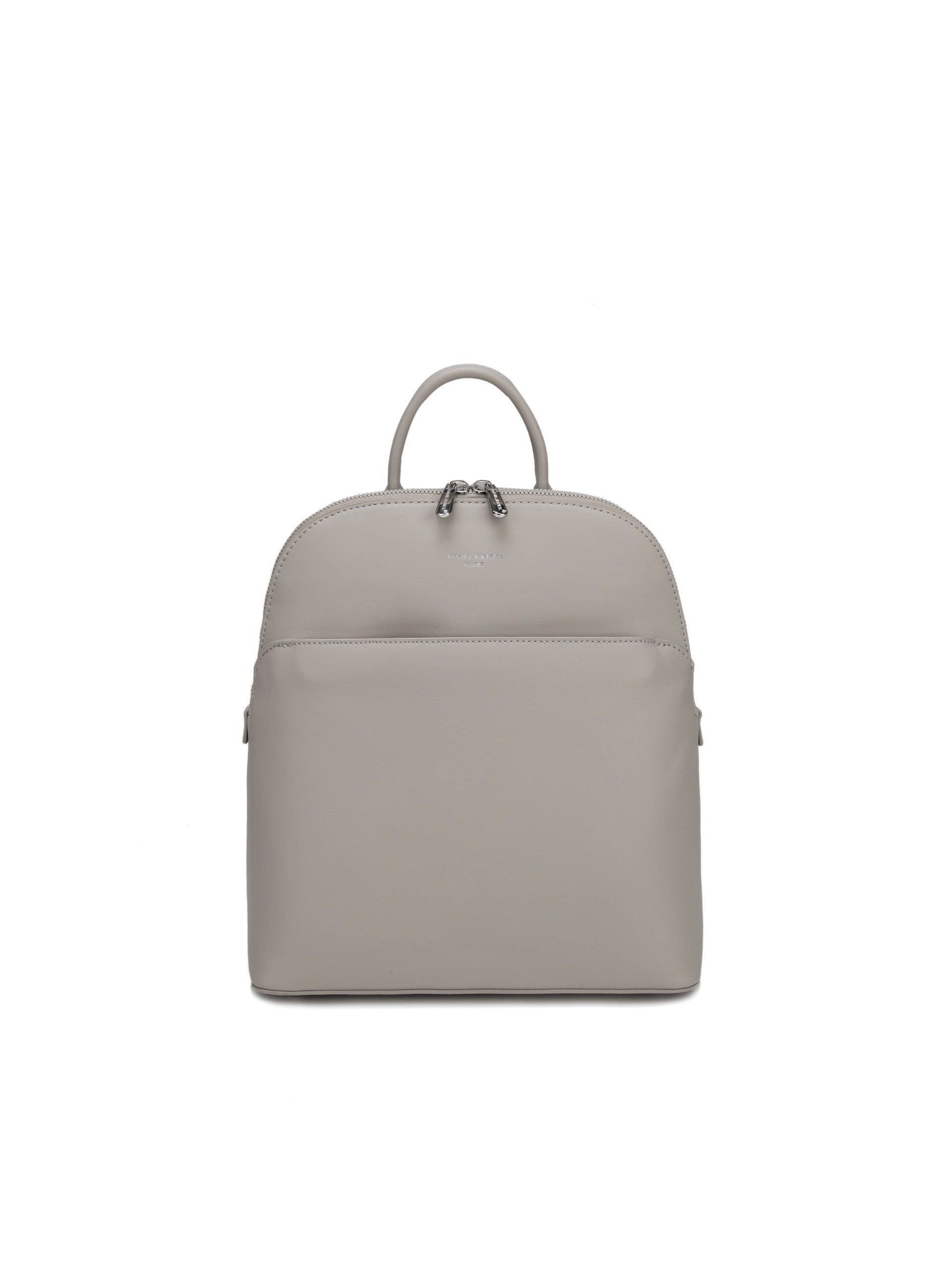Zaino in 100% Pu Vegan Leather Beige Scuro