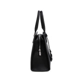 Borsa a Mano in Pelle Vegana Nero
