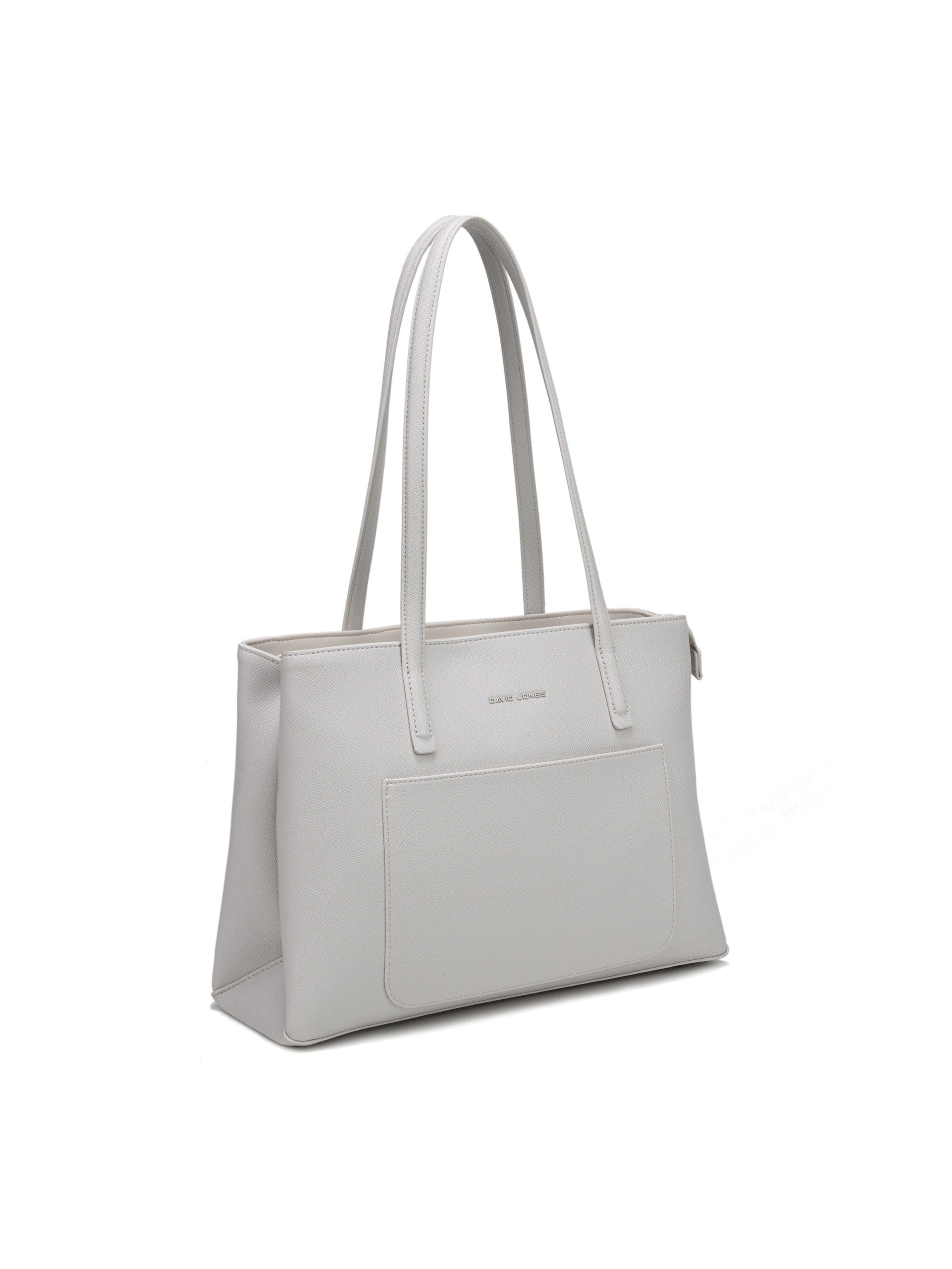 Borsa a Spalla in Pelle Vegana Panna