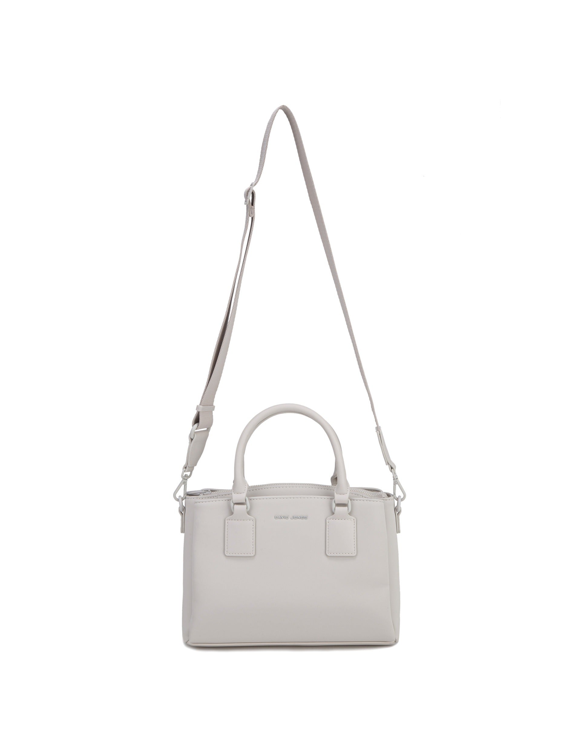 Borsa a Mano in Pelle Vegana Beige