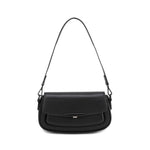 Borsa a Spalla in Pelle Vegana Nero