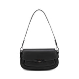 Borsa a Spalla in Pelle Vegana Nero