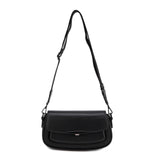 Borsa a Spalla in Pelle Vegana Nero