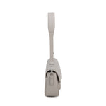 Borsa a Spalla in Pelle Vegana Beige Scuro