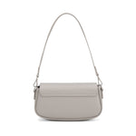Borsa a Spalla in Pelle Vegana Beige Scuro