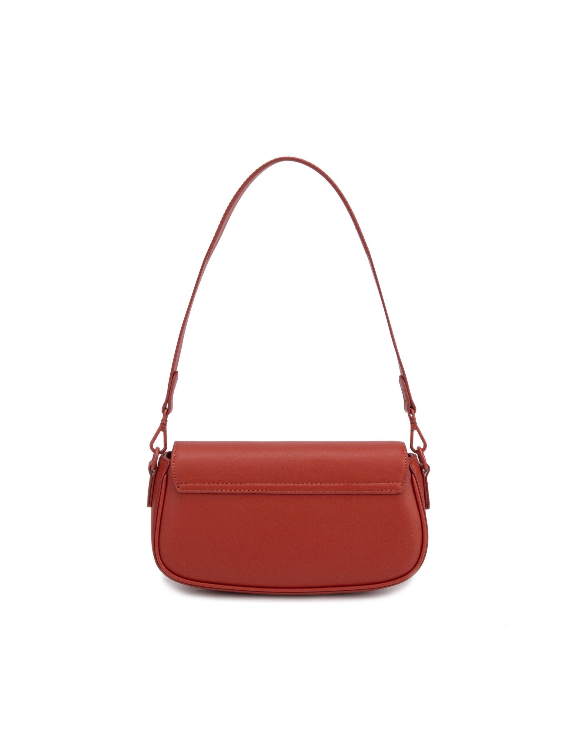 Borsa a Spalla in Pelle Vegana Cammello