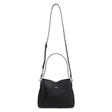 Borsa a Spalla in Pelle Vegana Nero