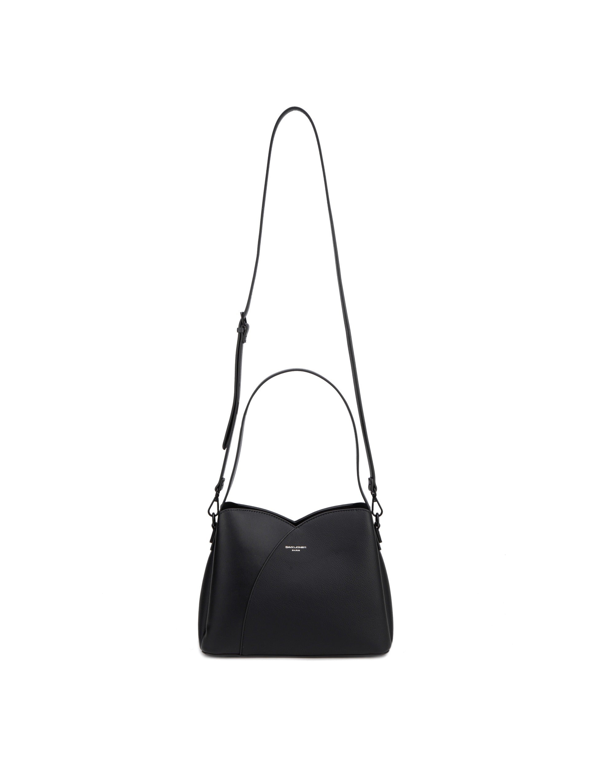 Borsa a Spalla in Pelle Vegana Nero