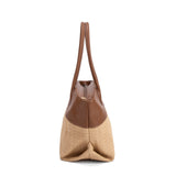 Borsa a Spalla in Mixed Polyester + Polyurethane Cammello