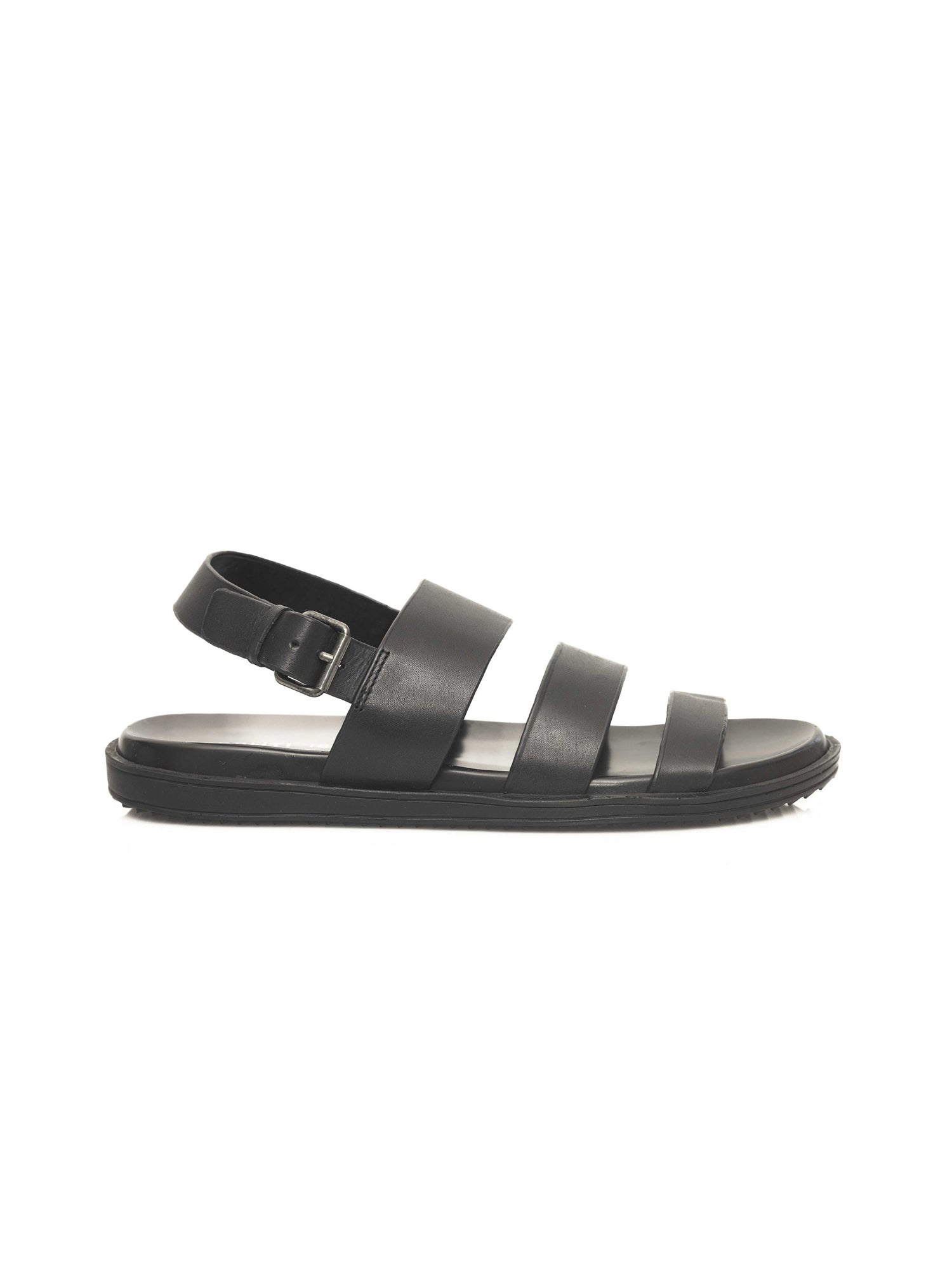 Sandali in Cow Leather Nero