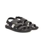Sandali in Cow Leather Nero