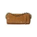 Borsa a Spalla in Pelle Vegana Cognac