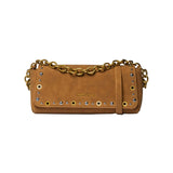 Borsa a Spalla in Pelle Vegana Cognac