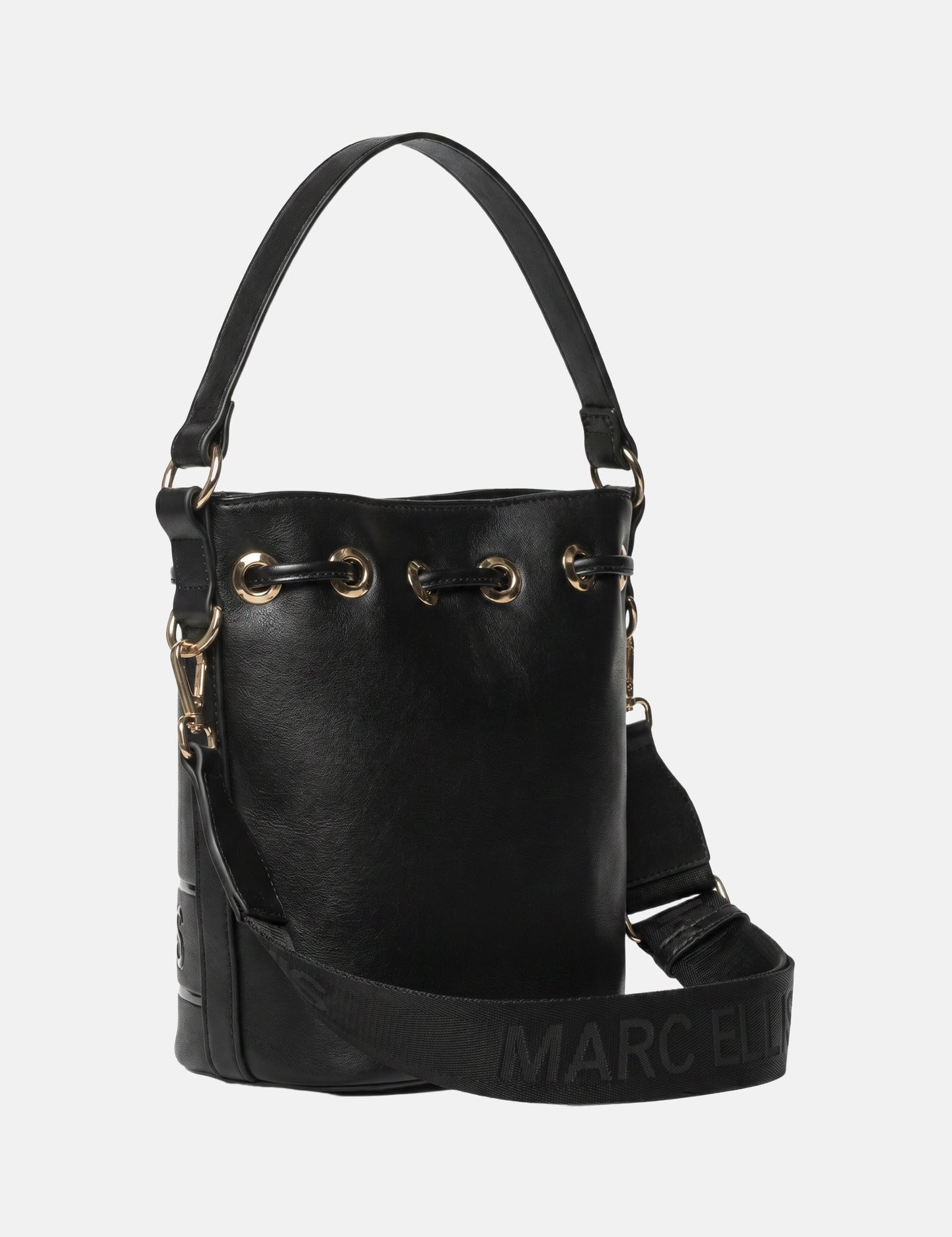 Borsa a Spalla in Pelle Vegana Nero