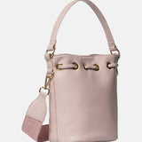 Borsa a Spalla in Pelle Vegana Rosa