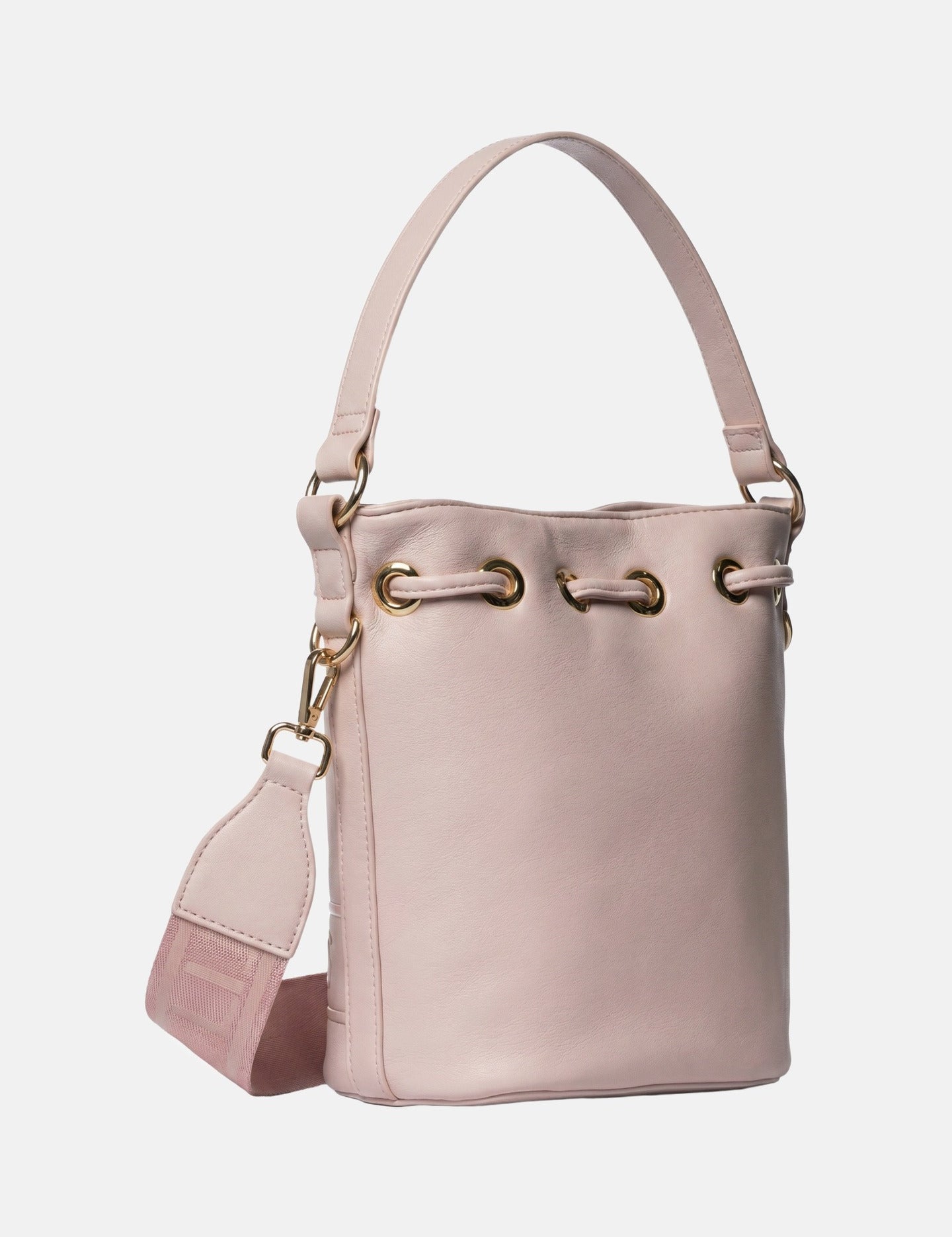 Borsa a Spalla in Pelle Vegana Rosa