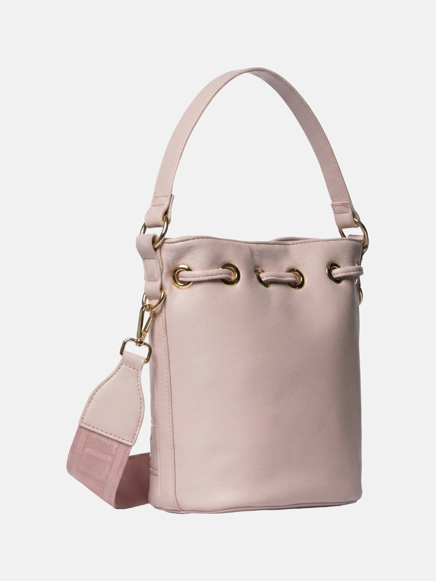 Borsa a Spalla in Pelle Vegana Rosa