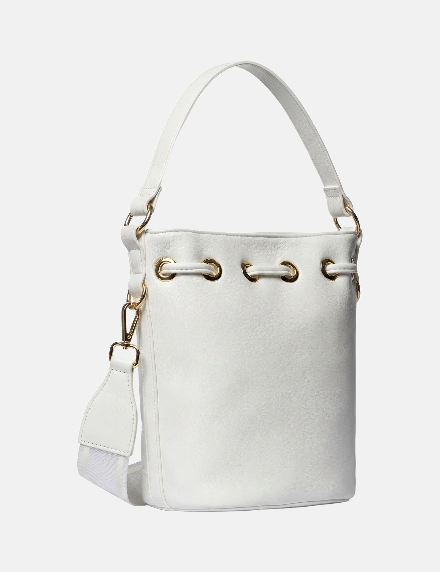 Borsa a Spalla in Pelle Vegana Bianco
