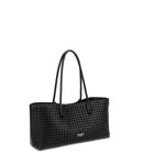 Borsa a Spalla in 100% Pu Vegan Leather Nero