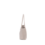 Borsa a Spalla in 100% Pu Vegan Leather Grigio