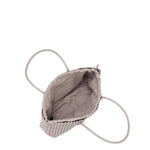 Borsa a Spalla in 100% Pu Vegan Leather Grigio