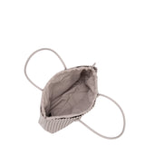 Borsa a Spalla in 100% Pu Vegan Leather Grigio