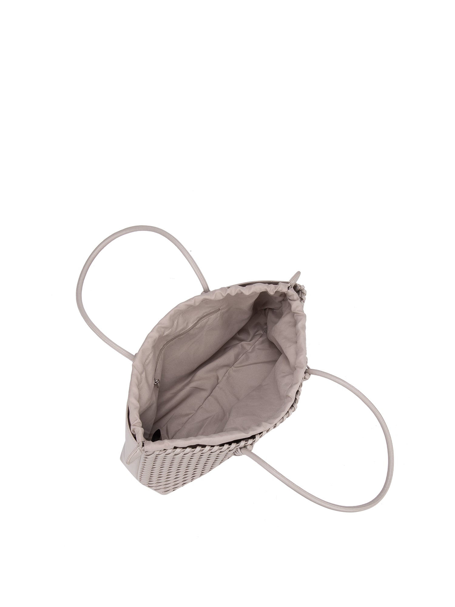 Borsa a Spalla in 100% Pu Vegan Leather Grigio