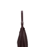 Borsa a Spalla in 100% Pu Vegan Leather Marrone