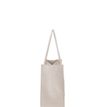 Borsa Shopper in 100% Pu Vegan Leather Beige