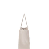 Borsa Shopper in 100% Pu Vegan Leather Beige
