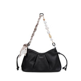 Borsa a Mano in 100% Pu Vegan Leather Nero