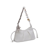 Borsa a Mano in 100% Pu Vegan Leather Bianco