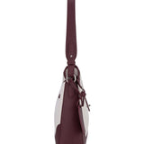 Borsa a Spalla in 80% Polyester 20% Polyurethane Bordeaux