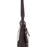 Borsa a Spalla in 80% Polyester 20% Polyurethane Marrone Scuro