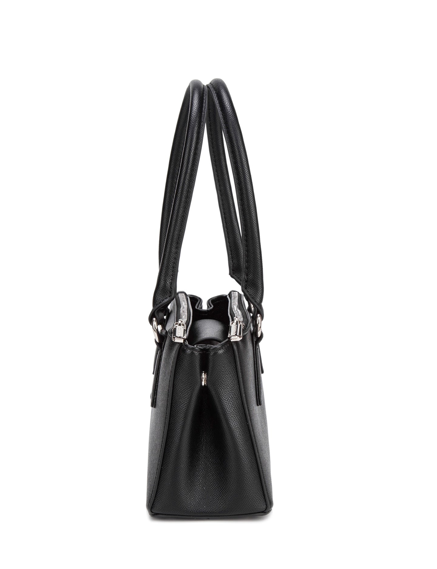 Borsa a Mano in Pelle Vegana Nero